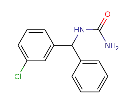 Molecular Structure of 117211-21-9 (N-[1-(3-Chlorphenyl)benzyl]urea)