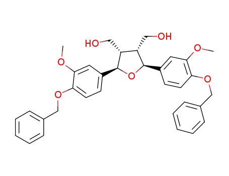 (7R,7′S,8S,8′R)-4,4′-dibenzyloxy-3,3′-dimethoxy-7,7′-epoxylignane-9,9′-diol