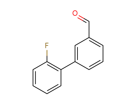 Molecular Structure of 676348-33-7 (2'-FLUOROBIPHENYL-3-CARBALDEHYDE)