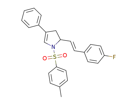 (E)-2-(4-fluorostyryl)-4-phenyl-1-tosyl-2,3-dihydro-1H-pyrrole