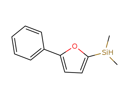 Molecular Structure of 1442941-68-5 (2-dimethylsilyl-5-phenylfuran)