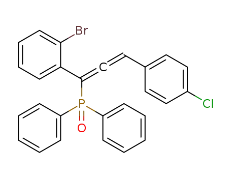 (1-(2-bromophenyl)-3-(4-chlorophenyl)propa-1,2-dien-1-yl)diphenylphosphine oxide