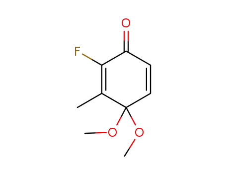 2-fluoro-4,4-dimethoxy-3-methylcyclohexa-2,5-dienone