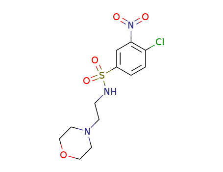 4-chloro-N-(2-morpholin-4-ylethyl)-3-nitrobenzenesulfonamide