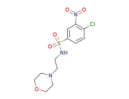 Molecular Structure of 743452-14-4 (((4-CHLORO-3-NITROPHENYL)SULFONYL)(2-MORPHOLIN-4-YLETHYL)AMINE)