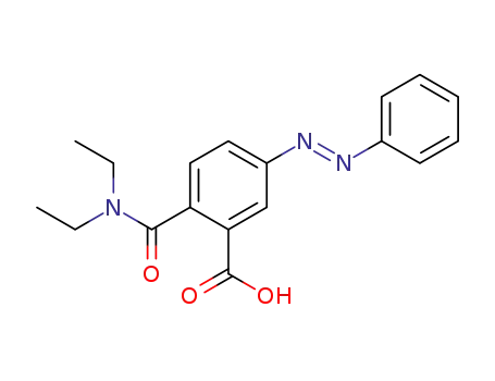 2-(diethylcarbamoyl)-5-(phenyldiazenyl)benzoic acid