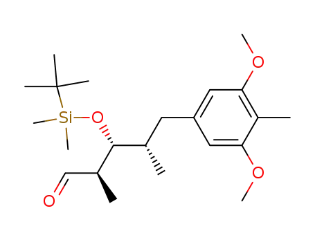 (2R,3R,4S)-3-(tert-Butyl-dimethyl-silanyloxy)-5-(3,5-dimethoxy-4-methyl-phenyl)-2,4-dimethyl-pentanal
