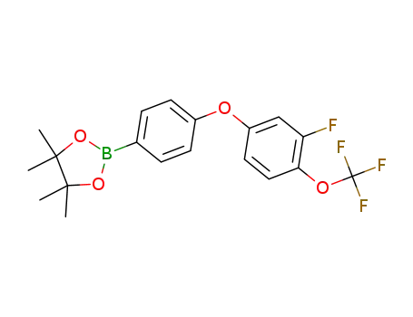 2-(4-(3-fluoro-4-(trifluoromethoxy)phenoxy)phenyl)-4,4,5,5-tetramethyl-1,3,2-dioxaborolane