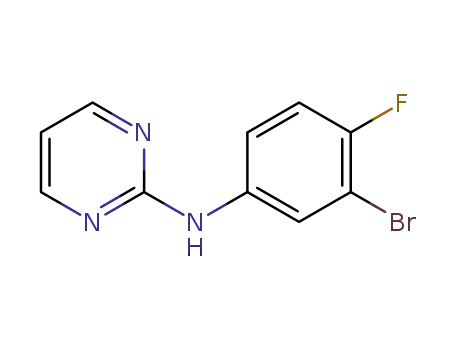 (3-bromo-4-fluoro-phenyl)-pyrimidin-2-yl-amine