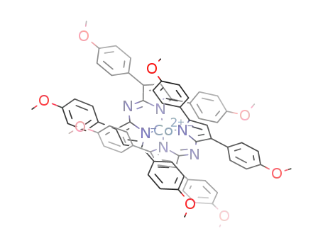 Molecular Structure of 1407495-77-5 (bis[3,5-bis(4-methoxyphenyl)-1H-pyrrol-2-yl-3,5-bis(4-methoxyphenyl)-2-ylideneamine]cobalt(II))