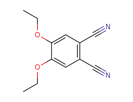 Molecular Structure of 118132-09-5 (1,2-Benzenedicarbonitrile,4,5-diethoxy-(9CI))