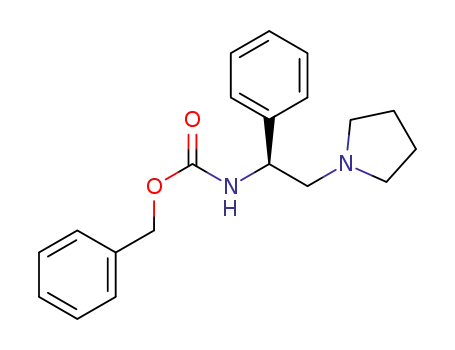 (S)-benzyl (1-phenyl-2-(pyrrolidin-1-yl)ethyl)carbamate