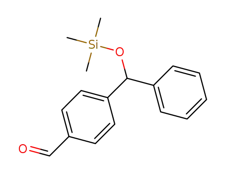 4-(trimethylsiloxy(phenyl)methyl)benzaldehyde