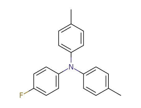 Molecular Structure of 64634-57-7 (Benzenamine, 4-fluoro-N,N-bis(4-methylphenyl)-)