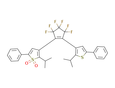 1-(1,1-dioxide-2-isopropyl-5-phenyl-3-thienyl)-2-(2-isopropyl-5-phenyl-3-thienyl)perfluorocyclopentene