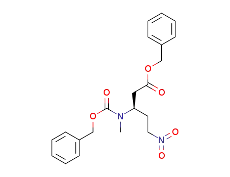 (3R)-N-benzyloxycarbonyl-3-aminomethyl-1-nitro-4-benzyloxycarbonylhexane