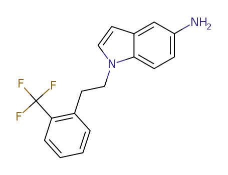 1-(2-(trifluoromethyl)phenethyl)-1H-indol-5-amine