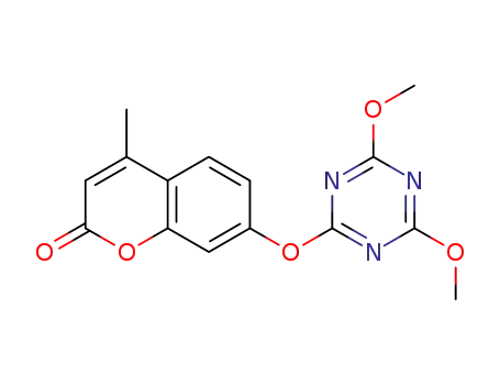 7-((4,6-dimethoxy-1,3,5-triazin-2-yl)oxy)-4-methyl-2H-chromen-2-one