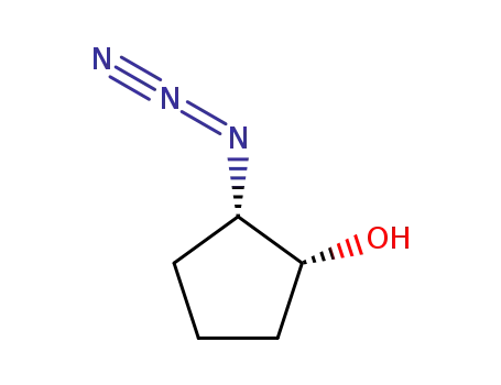 Molecular Structure of 88807-02-7 (Cyclopentanol, 2-azido-, (1R,2R)-rel-)