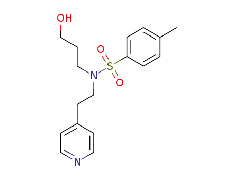 N-(3-hydroxypropyl)-N-(2-(pyridine-4-yl)ethyl)-4-toluenesulfonamide