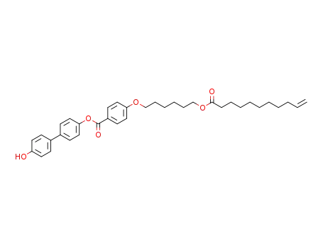 4-hydroxybiphenyl-4'-(6-undec-10-enoyloxyhexyloxy)benzoate