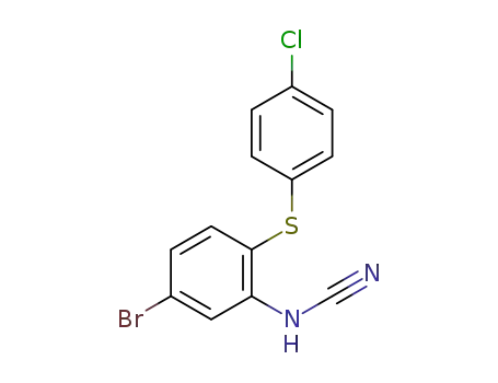 2-(4-chlorophenylthio)-5-bromophenylcyanamide