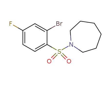 1-(2-bromo-4-fluorobenzenesulfonyl)azepane