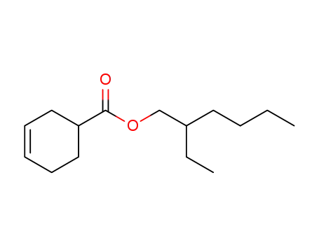 Molecular Structure of 63302-64-7 (2-ethylhexyl cyclohex-3-ene-1-carboxylate)