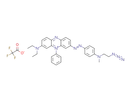Molecular Structure of 1432151-27-3 (C<sub>31</sub>H<sub>32</sub>N<sub>9</sub><sup>(1+)</sup>*C<sub>2</sub>F<sub>3</sub>O<sub>2</sub><sup>(1-)</sup>)
