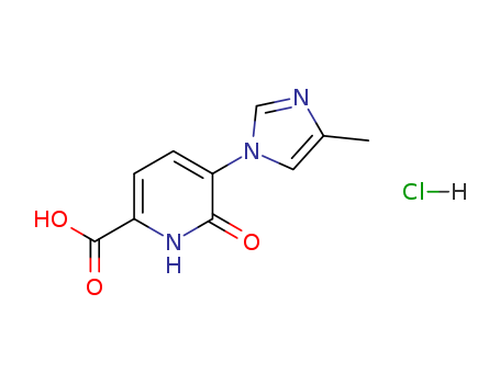 5-(4-methyl-1H-imidazol-1-yl)-6-oxo-1,6-dihydropyridine-2-carboxylicacidhydrochloride