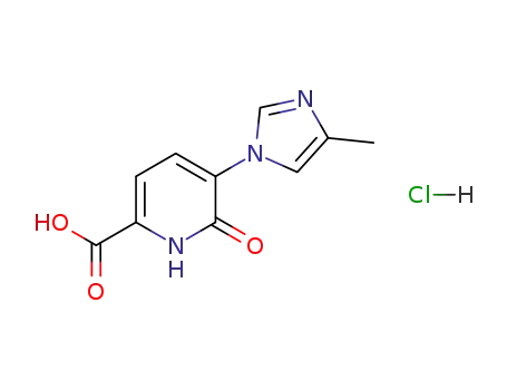 5-(4-methyl-1H-imidazol-1-yl)-6-oxo-1,6-dihydropyridine-2-carboxylicacidhydrochloride