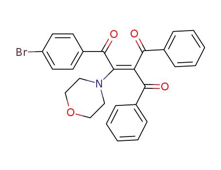 2-benzoyl-4-(4-bromophenyl)-3-morpholino-1-phenylbut-2-ene-1,4-dione