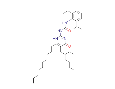1-(6-(dec-9-enyl)-5-(2-ethylhexyl)-4-oxo-1,4-dihydropyrimidin-2-yl)-3-(2,6-diisopropylphenyl)urea