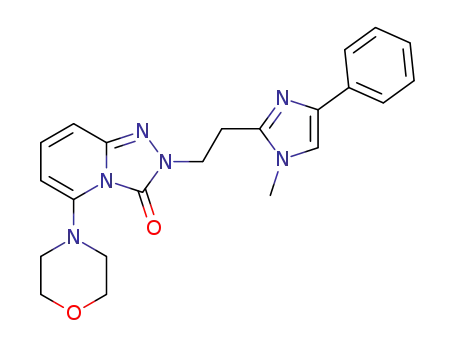 2-(2-(1-methyl-4-phenyl-1H-imidazol-2-yl)ethyl)-5-morpholino-[1,2,4]triazolo[4,3-a]pyridin-3(2H)-one