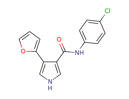 4-(furan-2-yl)-N-(4-chlorophenyl)-1H-pyrrole-3-carboxamide
