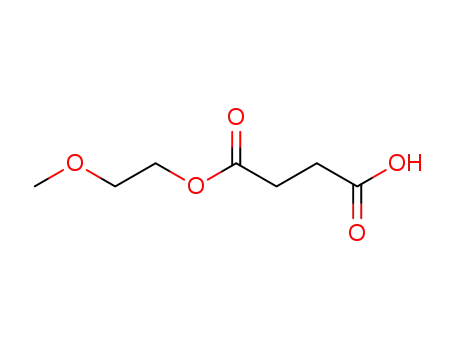 Molecular Structure of 6946-89-0 (4-(2-METHOXYETHOXY)-4-OXOBUTANOIC ACID)