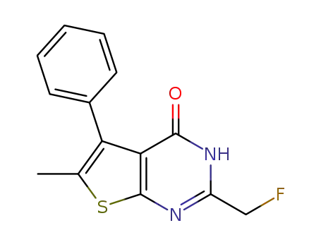 2-fluoromethyl-6-methyl-5-phenylthieno [2,3-d]pyrimidin-4(3H)-one