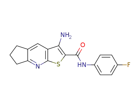 3-amino-N-(2-fluorophenyl)-6,7-dihydro-5H-cyclopenta[b]thieno[3,2-e]pyridine-2-carboxamide
