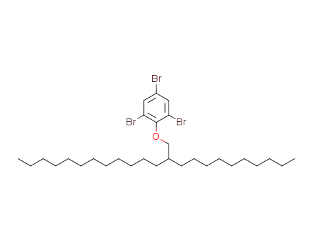 Molecular Structure of 1609380-31-5 (1,3,5-tribromo-2-((2-decyltetradecyl)oxy)benzene)