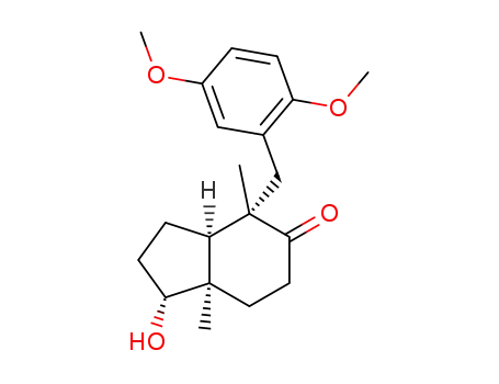 (1R,3aR,4S,7aR)-4-(2,5-dimethoxybenzyl)-1-hydroxy-4,7a-dimethylhexahydro-1H-inden-5(6H)-one
