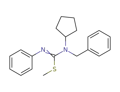 1-benzyl-1-cyclopentyl-2-methyl-3-phenylisothiourea