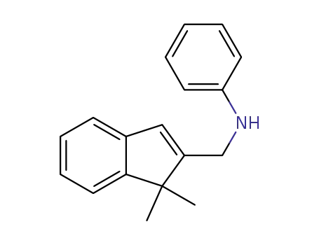 N-((1,1-dimethyl-1H-inden-2-yl)methyl)aniline