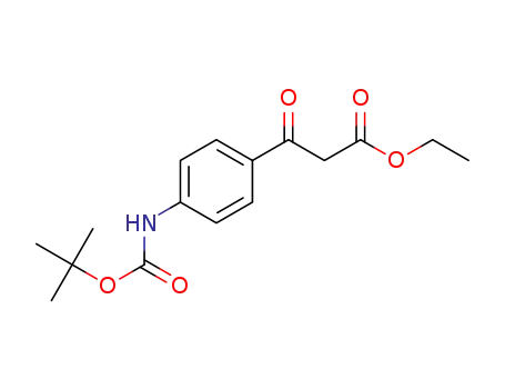 Ethyl 3-(4-((tert-butoxycarbonyl)amino)phenyl)-3-oxopropanoate