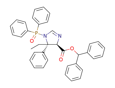 (4R,5S)-diphenylmethyl 1-(diphenylphosphoryl)-5-ethyl-5-phenyl-4,5-dihydro-1H-imidazole-4-carboxylate