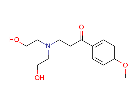 3-(bis(2-hydroxyethyl)amino)-1-(4-methoxyphenyl)propan-1-one cas  6270-02-6