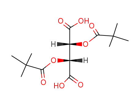 Molecular Structure of 65259-81-6 ((-)-Dipivaloyl-L-tartaric acid)