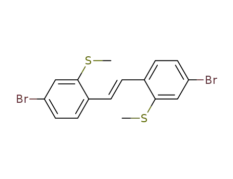 4,4′-dibromo-2,2′-dimethylthio-trans-stilbene