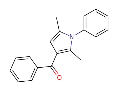 Molecular Structure of 24836-01-9 ((2,5-dimethyl-1-phenyl-1H-pyrrol-3-yl)(phenyl)methanone)