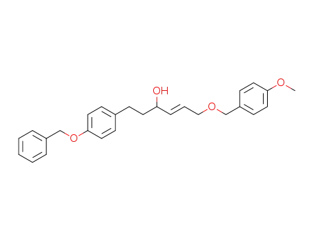 6-[(4-methoxyphenyl)methoxy]-1-[4-(phenylmethoxy)phenyl]hex-4-en-3-ol