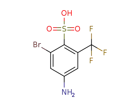 2-bromo-4-amino-6-trifluoromethybenzenesulfonic acid